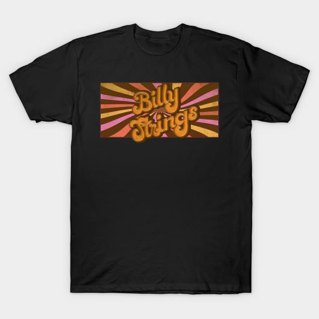 Groovy and Retro Billy Strings T-Shirt by Itulah Cinta